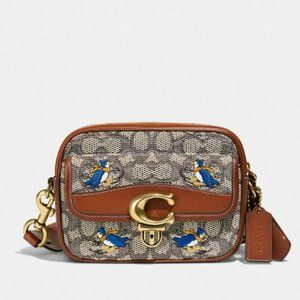Coach Studio 18 in Signature Textile Jacquard with Creatures (bird)